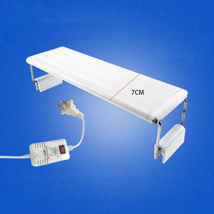 Lampada con staffa acquatica LED per acquario in vetro per acquario a doppia fila XY-40, spina americana, XY-40 Double Rows