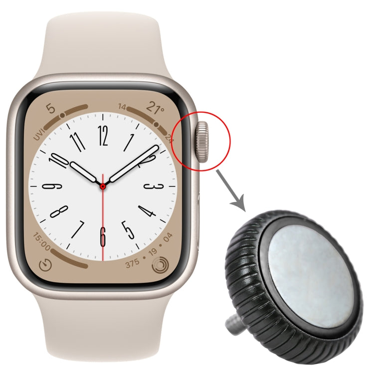 Sostituzione del dado della corona dell'orologio per Apple Watch Series 8 (GPS), For Apple Watch Series 8 (GPS)