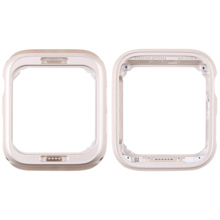 Per Apple Watch Series SE 2022 Piastra con cornice centrale in acciaio inossidabile da 40 mm, For Apple Watch Series SE 2022 40mm