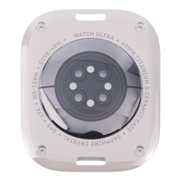 Per Apple Watch Series Ultra 1/2 49mm Copertura in vetro dell'alloggiamento posteriore, For Apple Watch Series Ultra 1/ 2 49mm