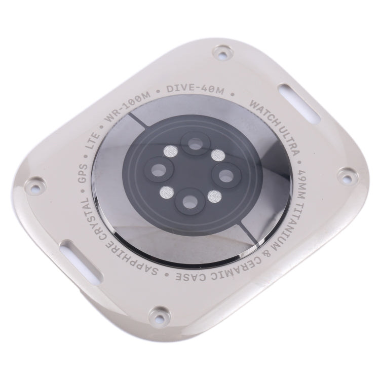 Per Apple Watch Series Ultra 1/2 49mm Copertura in vetro dell'alloggiamento posteriore, For Apple Watch Series Ultra 1/ 2 49mm
