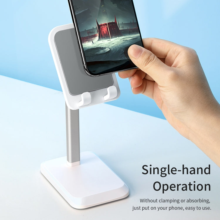 ROCK RPH0944 Supporto per tablet da tavolo con supporto in ABS con rotazione regolabile di 90 gradi, Liftable Version