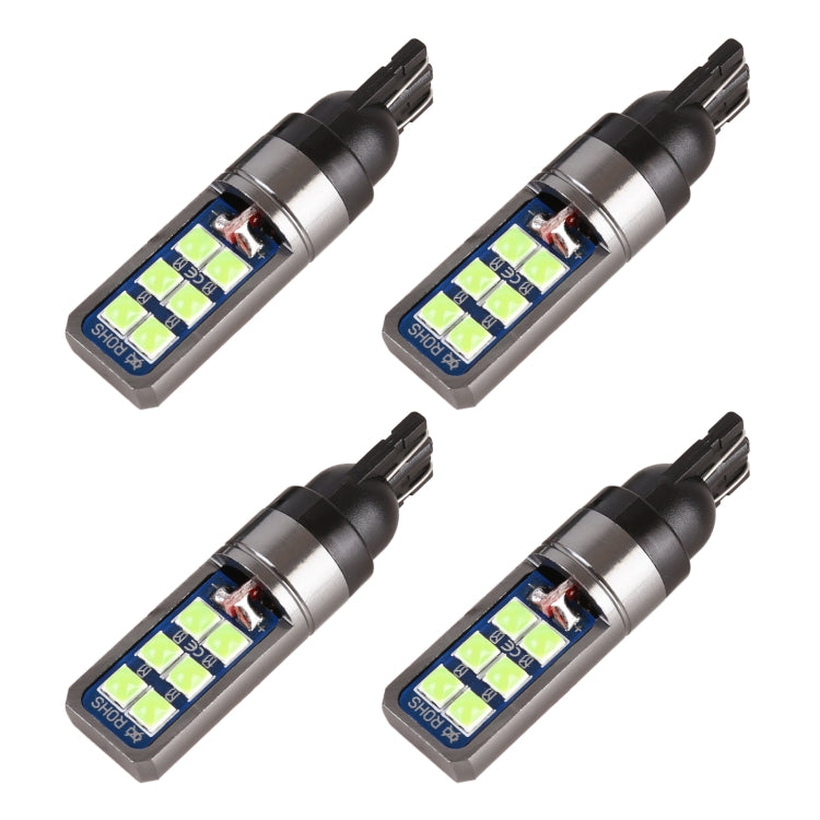 4 PZ T10 DC12V / 4W Luce di ingombro per auto 12 LED SMD-3030 Perline lampada, 12LEDs SMD-3030 (Ice Blue Light), 12LEDs SMD-3030 (Blue Light), 12LEDs SMD-3030 (Pink Light), 12LEDs SMD-3030 (Green Light), 12LEDs SMD-3030 (Red Light)