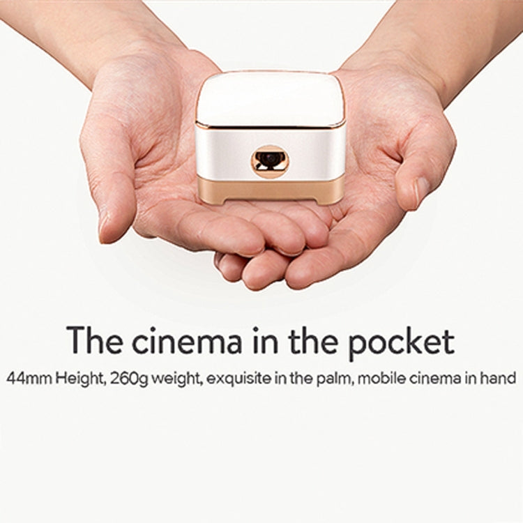 P07-D Mini Proiettore LED Bluetooth Home Theater Android da 50 lumen con telecomando, supporto Micro SD e Micro USB, WiFi e uscita audio