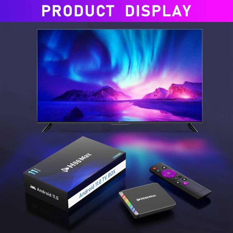 H96 Max W2 4K Ultra HD Android 11.0 Smart TV Box con telecomando, Amlogic S905W2 Quad-Core, 4GB+64GB, 4GB+64GB