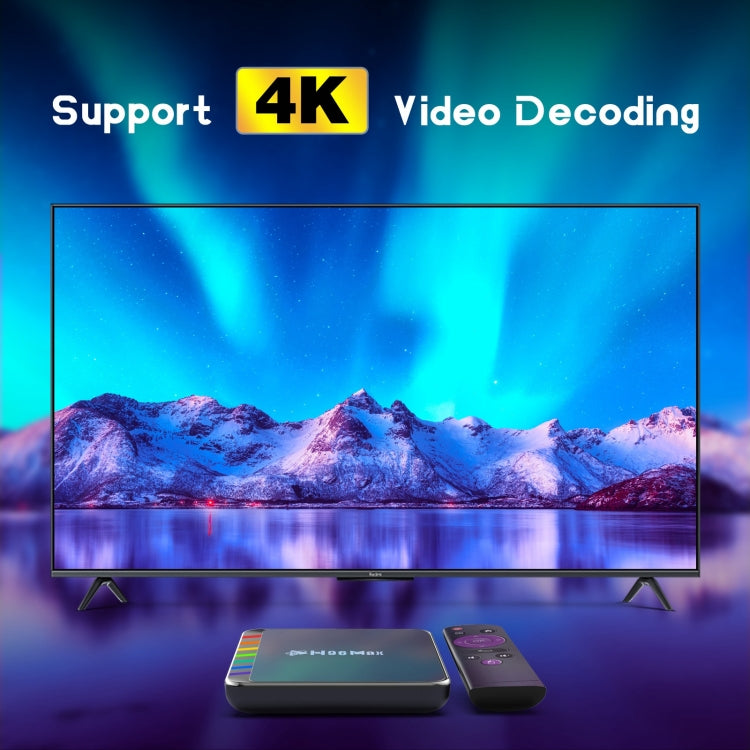 H96 Max W2 4K Ultra HD Android 11.0 Smart TV Box con telecomando, Amlogic S905W2 Quad-Core, 4GB+64GB, 4GB+64GB