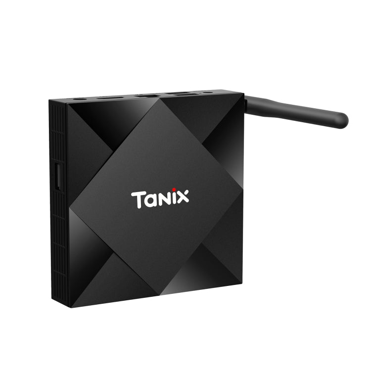 TANIX TX6s 4K Smart TV BOX Lettore multimediale Android 10 con telecomando, Quad Core Allwinner H616, RAM: 4 GB, ROM: 32 GB, WiFi 2,4 GHz/5 GHz, Bluetooth, presa EU, 4GB+32GB