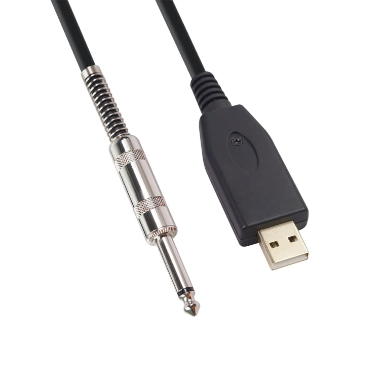 US48S Cavo di registrazione per chitarra elettrica da USB a 6,35 mm, 2m, 3m