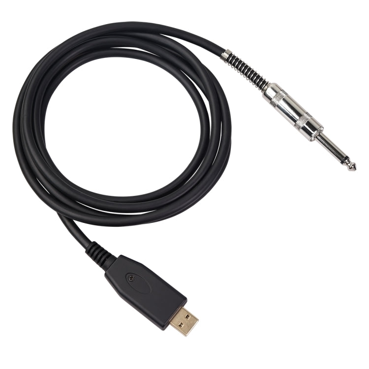 US48S Cavo di registrazione per chitarra elettrica da USB a 6,35 mm, 2m, 3m