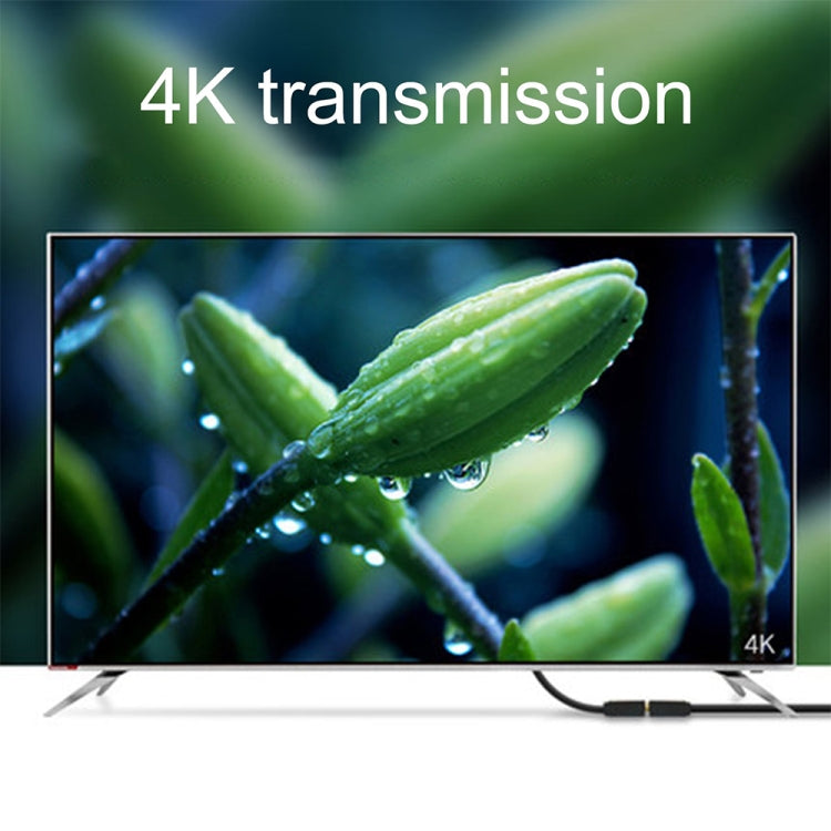 Adattatore convertitore linea di estensione placcato oro ruotabile da maschio a femmina HDMI 4K
