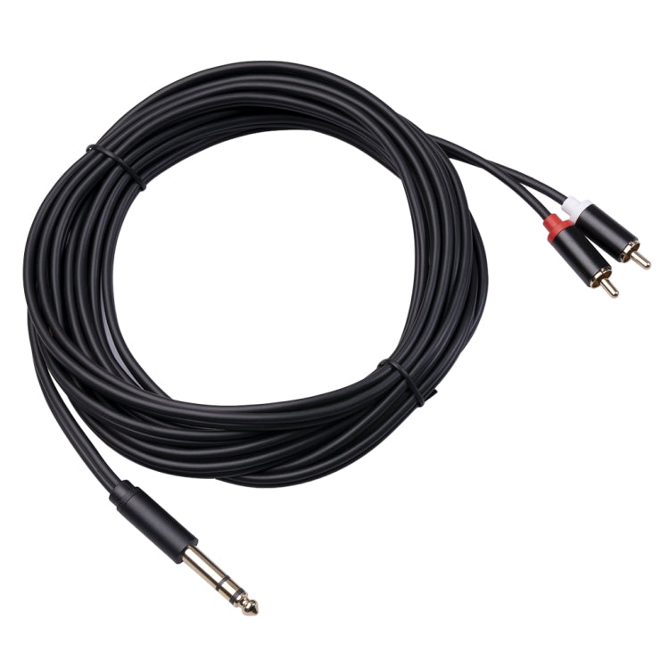 3685 Cavo audio stereo maschio da 6,35 mm a doppio RCA maschio, 1.5m, 3m, 5m