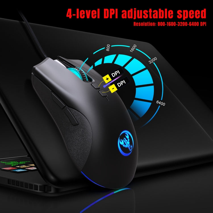 Convertitore tastiera e mouse HXSJ P6+V100+A883 + tastiera con una sola mano + set mouse da gioco, P6+V100+A883