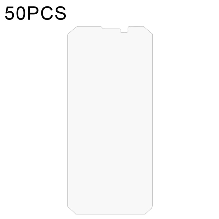 50 pellicole in vetro temperato da 0,26 mm 9H 2,5D, For Blackview Bl6000 Pro 5G (50 PCS), For Umidigi A9 Max (50 PCS), For Cubot Hafury K30 (50 PCS), For Cubot Hafury G20 (50 PCS), For Umidigi A11 (50 PCS), For Doogee X96 Pro (50 PCS)