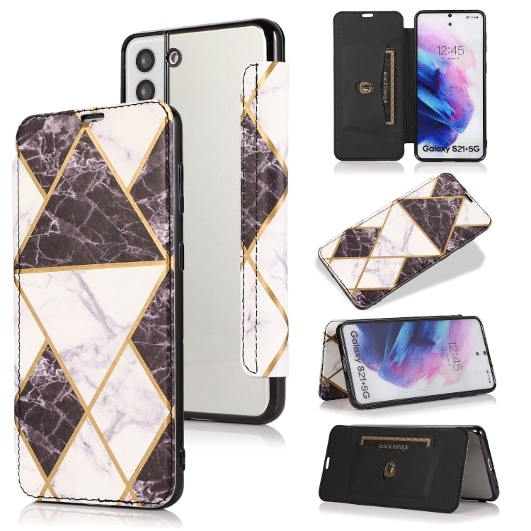 Custodia in pelle a conchiglia orizzontale PU + TPU con placcatura abbronzante con supporto e slot per schede, For Samsung Galaxy S21+ 5G, For Samsung Galaxy S21 5G, For Samsung Galaxy S20 FE, For Samsung Galaxy S20+, For Samsung Galaxy Note9