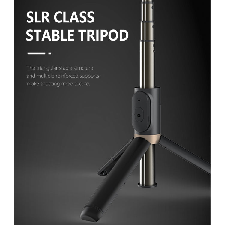 Q03S Fill Light Bluetooth Selfie Stick Treppiede Supporto per telefono cellulare, Q03S(Black), Q03S(White)