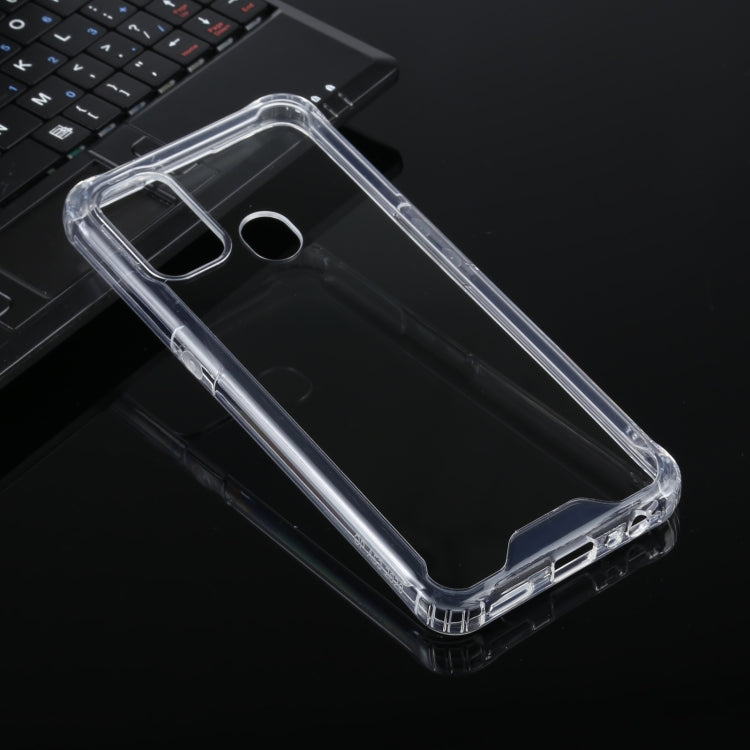Custodia protettiva in TPU + PC trasparente antiurto a quattro angoli, For OPPO A9 2020 / A5 2020, For OPPO Find X3 / X3 Pro, For OPPO A53 / A32, For OPPO A52 / A72 / A92, For OPPO A54 4G, For OPPO A74 5G / A93 5G, For OPPO A15, For OPPO A91