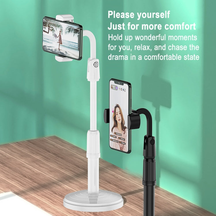 Supporto da tavolo Supporto per tablet per telefono cellulare Supporto per trasmissione in diretta Supporto per disco telescopico, Holder + Fill Light, Holder + Remote Control