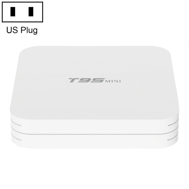 T95MINI 4K HD Network TV Set Top Box, Android 10.0, Allwinner H313 Quad Core 64-bit Cortex-A53, 1GB + 8GB, Supporto 2.4G WiFi, HDMI, AV, LAN, USB 2.0,, EU Plug, US Plug, UK Plug, AU Plug