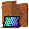 Custodia in pelle per tablet con vibrazione orizzontale Rhombus Skin Feel con slot per schede e supporto e funzione Sleep / Wake-up, For iPad mini 2024 / mini 6, For iPad mini (2019) / 4 / 3 / 2, For iPad 10.2 2021 / 2020 / 2019