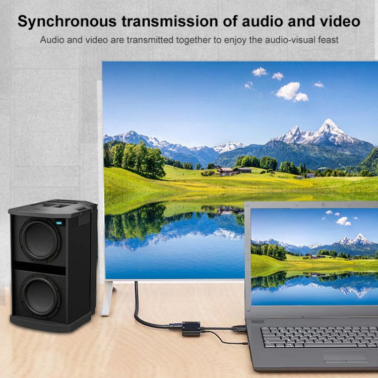 D45 3 in 1 HDMI a HDMI + VGA + cavo convertitore audio 3.5, D45