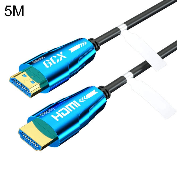 Cavo ottico attivo da HDMI 2.0 maschio a HDMI 2.0 maschio 4K HD, 1.8m(Blue), 3m(Blue), 5m(Blue), 10m(Blue), 15m(Blue), 20m(Blue), 30m(Blue), 50m(Blue), 100m(Blue)