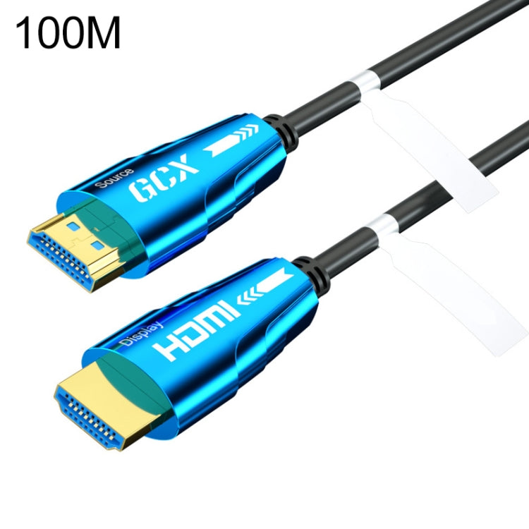 Cavo ottico attivo da HDMI 2.0 maschio a HDMI 2.0 maschio 4K HD, 1.8m(Blue), 3m(Blue), 5m(Blue), 10m(Blue), 15m(Blue), 20m(Blue), 30m(Blue), 50m(Blue), 100m(Blue)