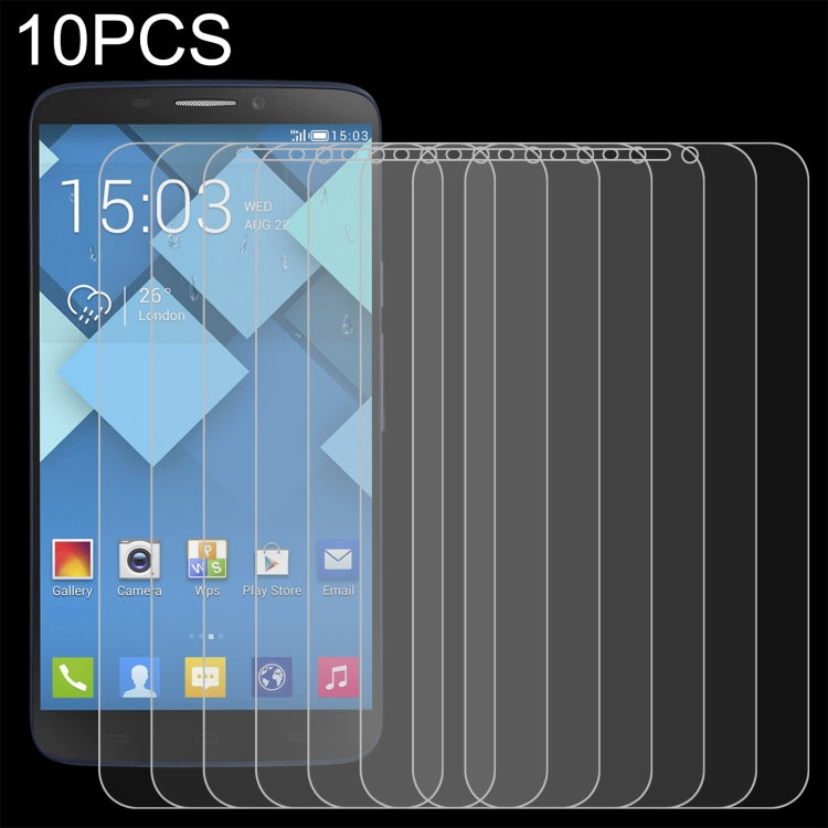 10 pellicole in vetro temperato da 0,26 mm 9H 2,5D, For Alcatel Hero N3 8020 (10 PCS), For Sharp Aquos S3 (10 PCS), For Sharp Aquos Sense 3 (10 PCS), For Alcatel A3 (10 PCS), For Alcatel A3 XL (10 PCS), For Honor 8 Lite (10 PCS)