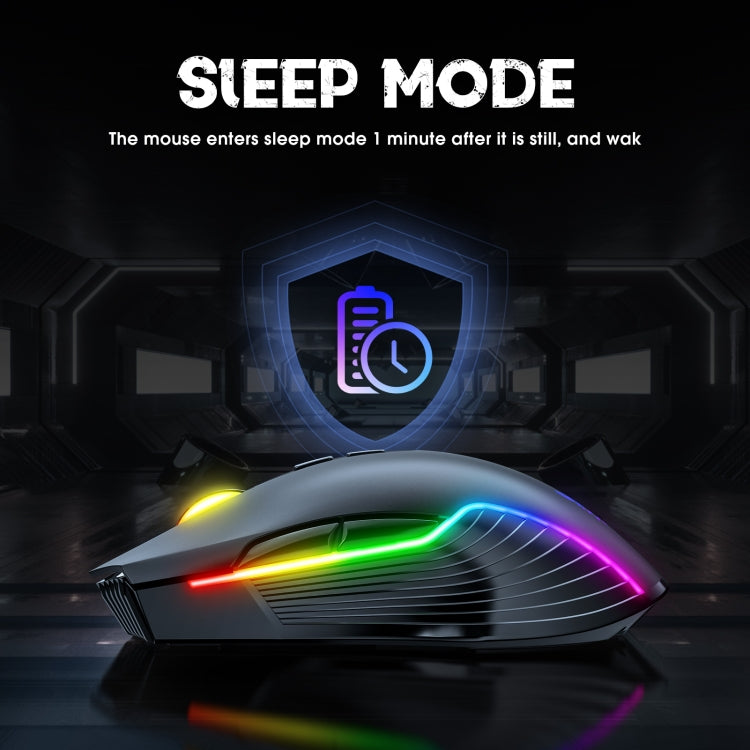 Mouse wireless con illuminazione RGB ONIKUMA CW905 2.4G, CW905 Wireless Mouse(Black), CW905 Wireless Mouse(Pink), CW905 Wireless Mouse (Grey White)