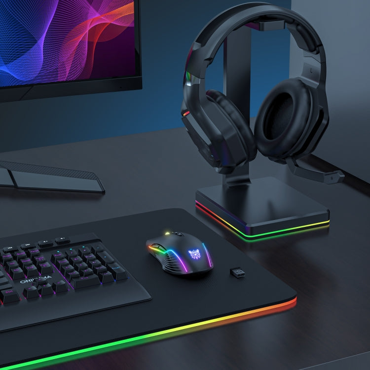 Mouse wireless con illuminazione RGB ONIKUMA CW905 2.4G, CW905 Wireless Mouse(Black), CW905 Wireless Mouse(Pink), CW905 Wireless Mouse (Grey White)