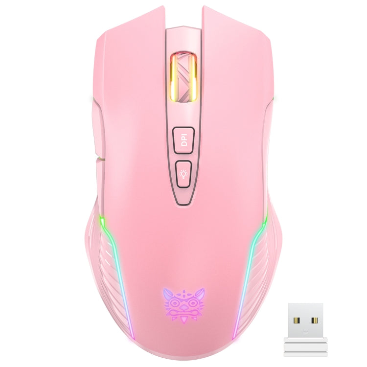 Mouse wireless con illuminazione RGB ONIKUMA CW905 2.4G, CW905 Wireless Mouse(Black), CW905 Wireless Mouse(Pink), CW905 Wireless Mouse (Grey White)