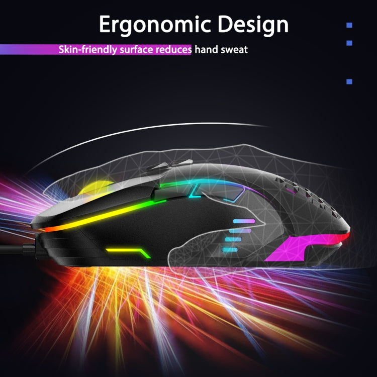 Mouse cablato con illuminazione RGB ONIKUMA CW902, CW902 Wired Mouse(Pink), CW902 Wired Mouse(White), CW902 Wired Mouse(Black), CW902 Wired Mouse(Red Orange Green), CW902 Wired Mouse(Peach)