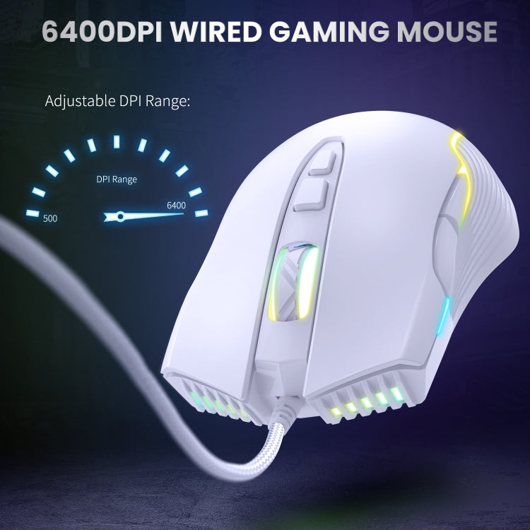 Mouse cablato con illuminazione RGB ONIKUMA CW905, CW905 Wired Mouse(Red Orange Green), CW905 Wired Mouse(Purple), CW905 Wired Mouse(White), CW905 Wired Mouse(Pink), CW905 Wired Mouse(Black), CW905 Wired Mouse(Peach)