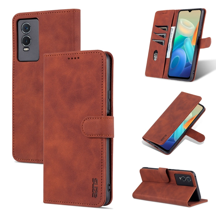 AZNS Skin Feel Calf Texture Custodia per telefono orizzontale in pelle a conchiglia, For vivo Y76s 5G / Y74s, For OPPO A96 5G / Reno7 5G Overseas Version & OnePlus Nord N20 5G, For Xiaomi Redmi Note 11 4G Global / Note 11S