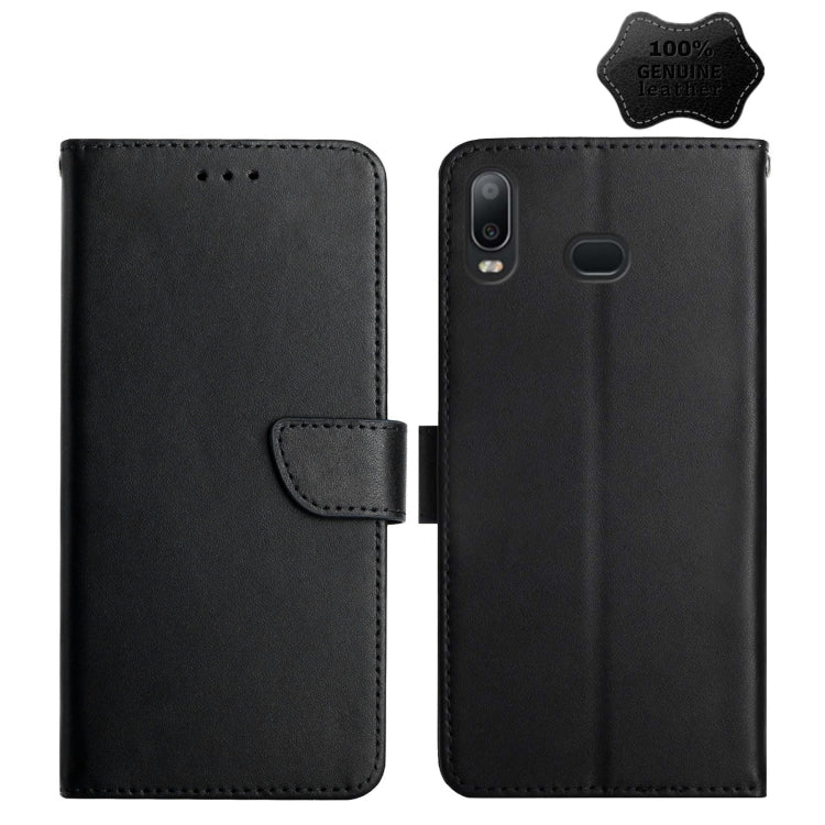 Custodia per telefono flip orizzontale in vera pelle a prova di impronte digitali, For Samsung Galaxy A10s, For Samsung Galaxy A12, For Samsung Galaxy A13 5G, For Samsung Galaxy A20 / A30, For Samsung Galaxy A20e, For Samsung Galaxy A20s