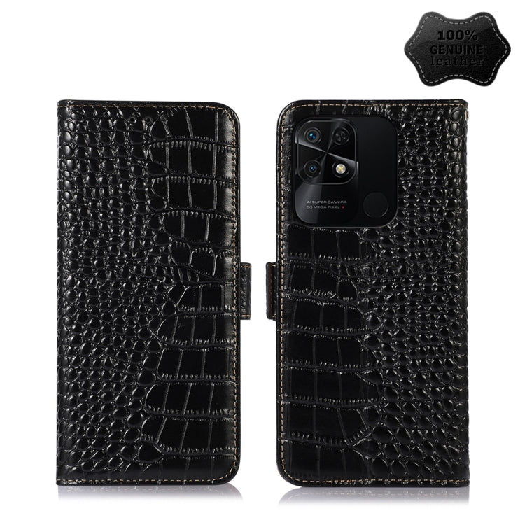 Custodia per telefono in pelle di vacchetta di coccodrillo, For Xiaomi Redmi 10C / 10 India, For Xiaomi Redmi K40S, For Xiaomi Redmi K50 / K50 Pro, For Xiaomi Redmi K50 Gaming, For Xiaomi Redmi Note 11 4G/11S 4G Global
