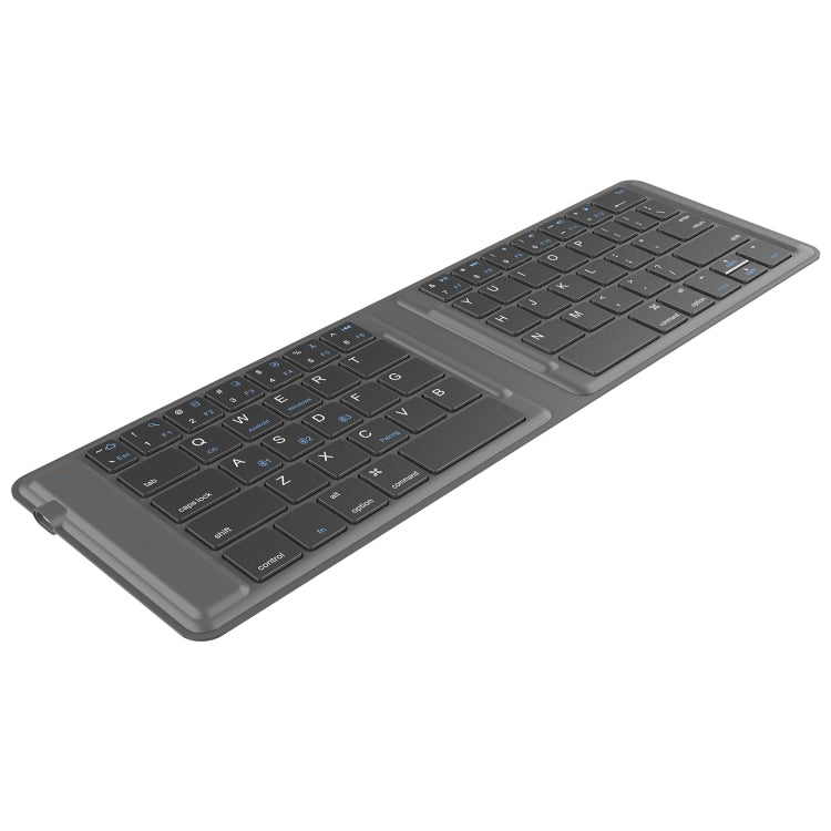 Tastiera Bluetooth pieghevole in pelle G2104, G2104(Grey)