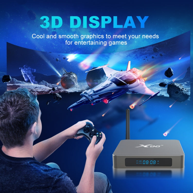 X96 X6 8K Smart TV BOX Lettore multimediale Android 11.0, RK3566 Quad Core ARM Cortex A55, RAM: 8 GB, ROM: 128 GB, 8GB+128GB, EU Plug, 8GB+128GB, US Plug, 8GB+128GB, UK Plug
