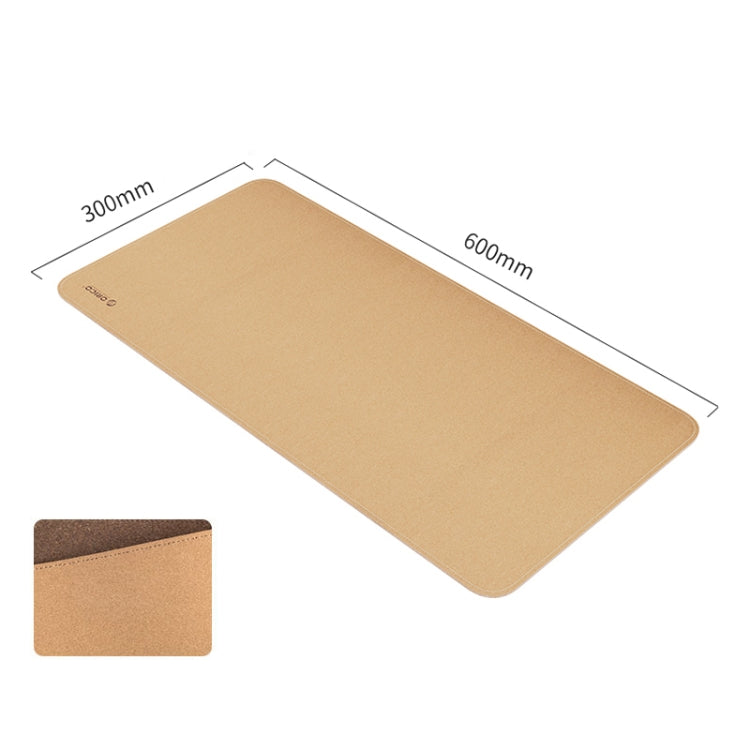Tappetino per mouse bifacciale ORICO, dimensioni: 300 x 600 mm, Cork + Coffee, Cork + Pink PU, Cork + Grey PU