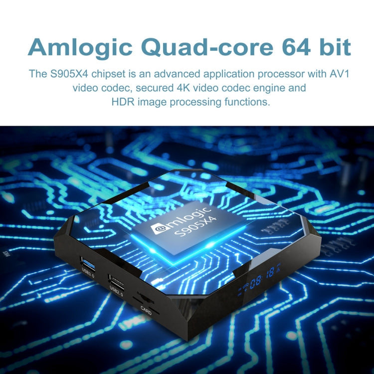 H96 Max+ Ultra 4GB+32GB Amlogic S905X4 8K Smart TV BOX Lettore multimediale Android 11.0, 4GB+32GB, UK Plug, 4GB+32GB, US Plug, 4GB+32GB, EU Plug, 4GB+32GB, AU Plug