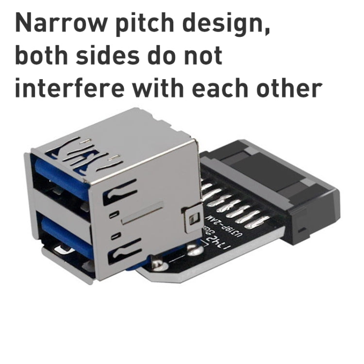 Convertitore adattatore da 10 pin a doppio USB 3.0 da 10 PC, PH21, PH22, PH22C