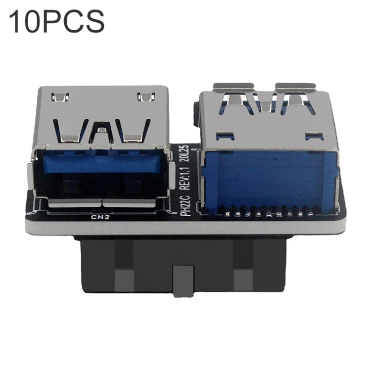 Convertitore adattatore da 10 pin a doppio USB 3.0 da 10 PC, PH21, PH22, PH22C