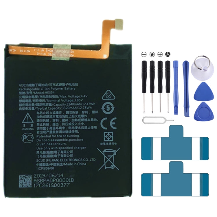 Batteria di ricambio ai polimeri di litio HQ480 4500 mAh per Nokia 8.3 5G