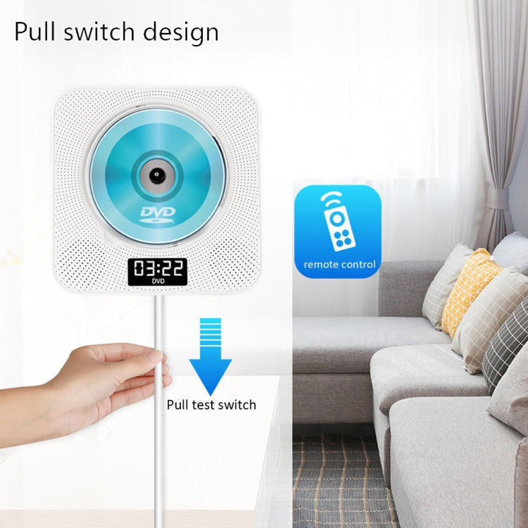 Kecag KC-608 Lettore DVD HD da parete Lettore CD Bluetooth, KC-608(White), KC-608(Blue), KC-608(Black), KC-608(Pink)