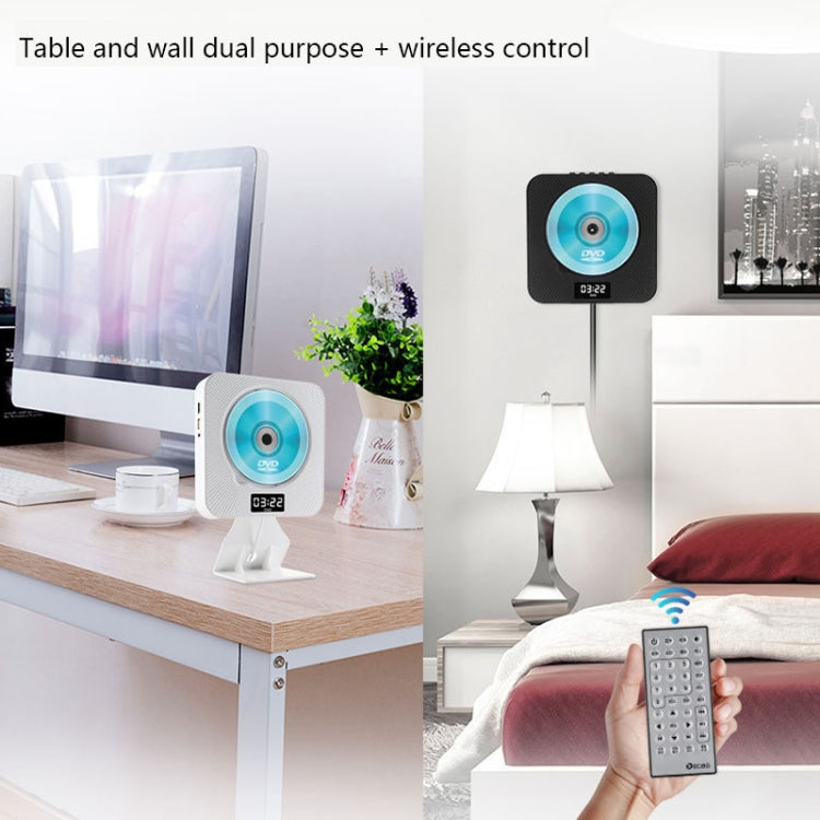 Kecag KC-608 Lettore DVD HD da parete Lettore CD Bluetooth, KC-608(White), KC-608(Blue), KC-608(Black), KC-608(Pink)
