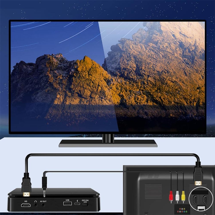 Mini lettore DVD HD da casa plug-in Kecag KC-708, Mini HD DVD Player(Black)