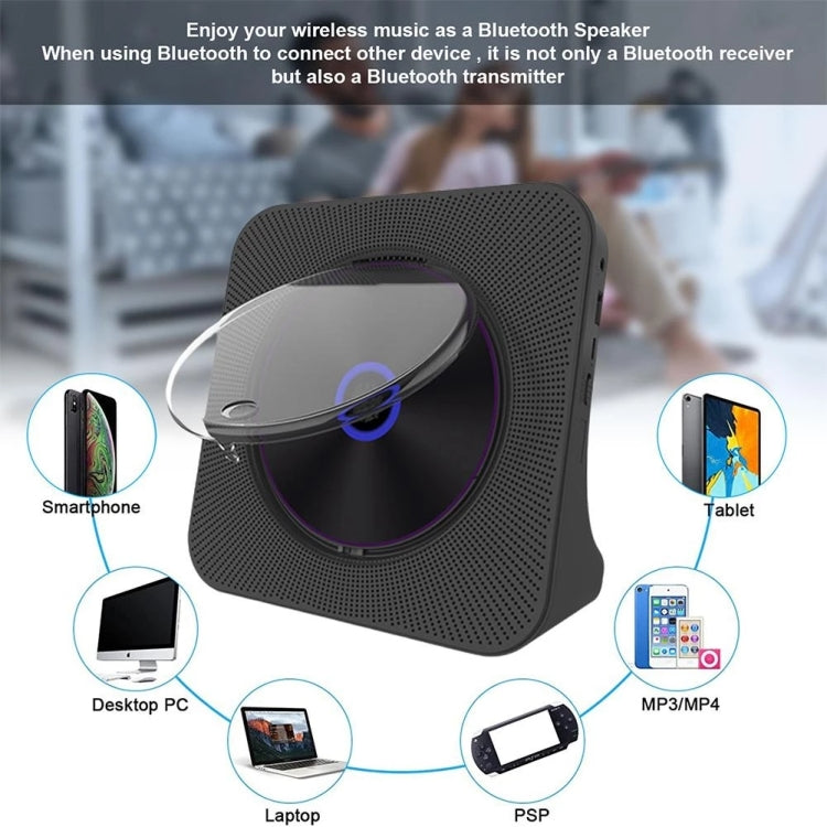 Kecag KC-806 Lettore CD con album musicale retrò Bluetooth, Plug-in Version, Rechargeable Version