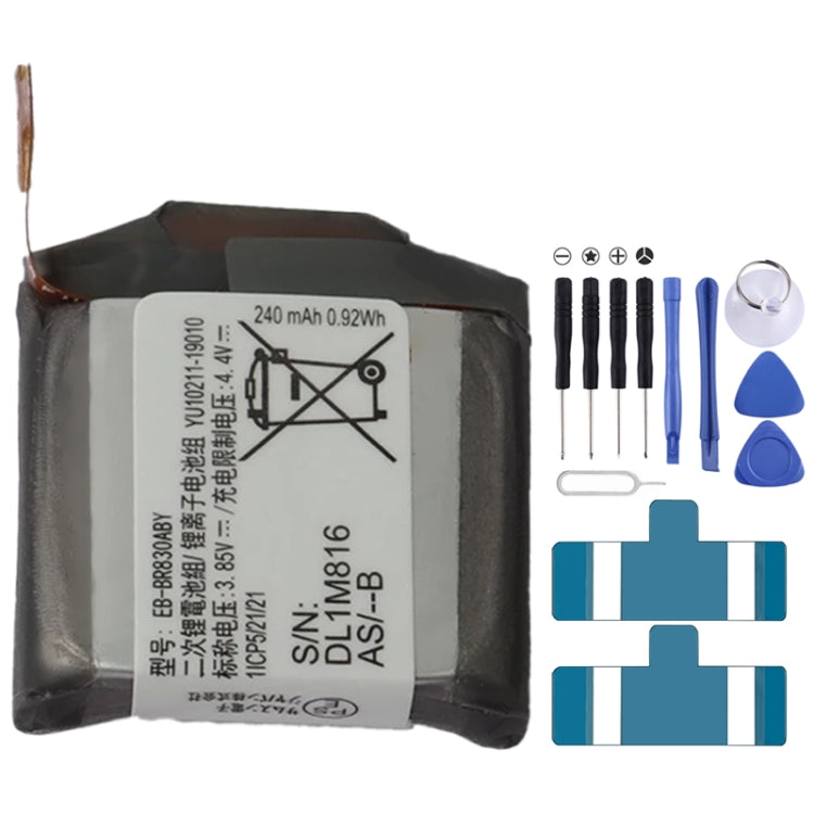Sostituzione della batteria ai polimeri di litio per, 380mAh EB-BR760ABE, 236mAh EB-BR500ABU, 340mAh EB-BR820ABY, 472mAh EB-BR800ABU, 247mAh EB-BR830ABY, 270mAh EB-BR170ABU, 250mAh EB-BR720ABE, 330mAh EB-BR840ABY, 300mAh, 200mAh EB-BR360ABE