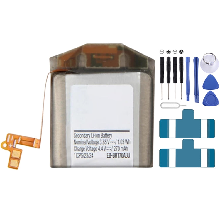Sostituzione della batteria ai polimeri di litio per, 380mAh EB-BR760ABE, 236mAh EB-BR500ABU, 340mAh EB-BR820ABY, 472mAh EB-BR800ABU, 247mAh EB-BR830ABY, 270mAh EB-BR170ABU, 250mAh EB-BR720ABE, 330mAh EB-BR840ABY, 300mAh, 200mAh EB-BR360ABE