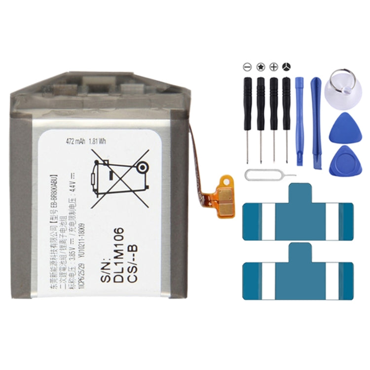 Sostituzione della batteria ai polimeri di litio per, 380mAh EB-BR760ABE, 236mAh EB-BR500ABU, 340mAh EB-BR820ABY, 472mAh EB-BR800ABU, 247mAh EB-BR830ABY, 270mAh EB-BR170ABU, 250mAh EB-BR720ABE, 330mAh EB-BR840ABY, 300mAh, 200mAh EB-BR360ABE