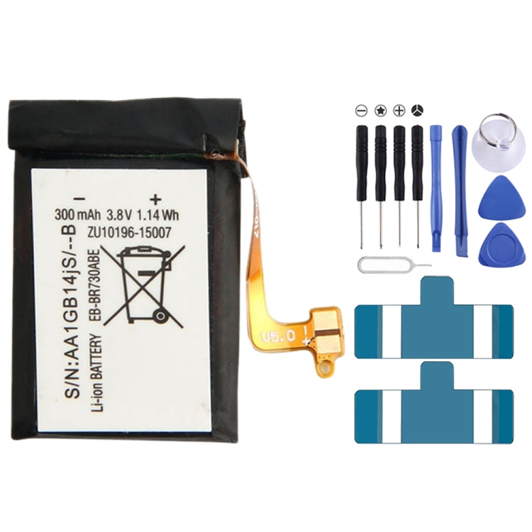 Sostituzione della batteria ai polimeri di litio per, 380mAh EB-BR760ABE, 236mAh EB-BR500ABU, 340mAh EB-BR820ABY, 472mAh EB-BR800ABU, 247mAh EB-BR830ABY, 270mAh EB-BR170ABU, 250mAh EB-BR720ABE, 330mAh EB-BR840ABY, 300mAh, 200mAh EB-BR360ABE